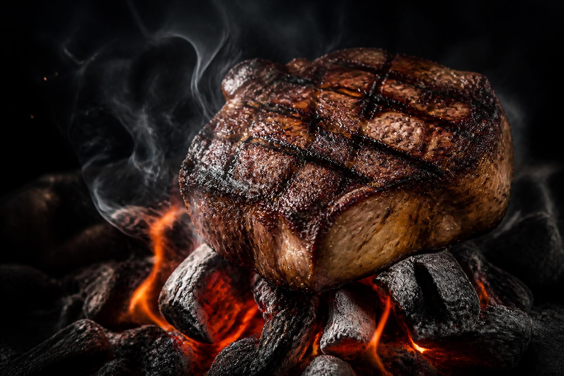 Grillade signature sur braises ardentes