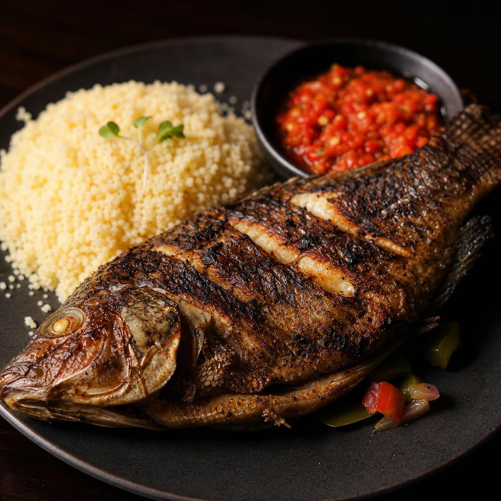 Poisson braisé